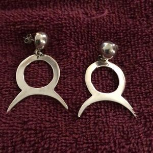 Pair Sterling silver earrings